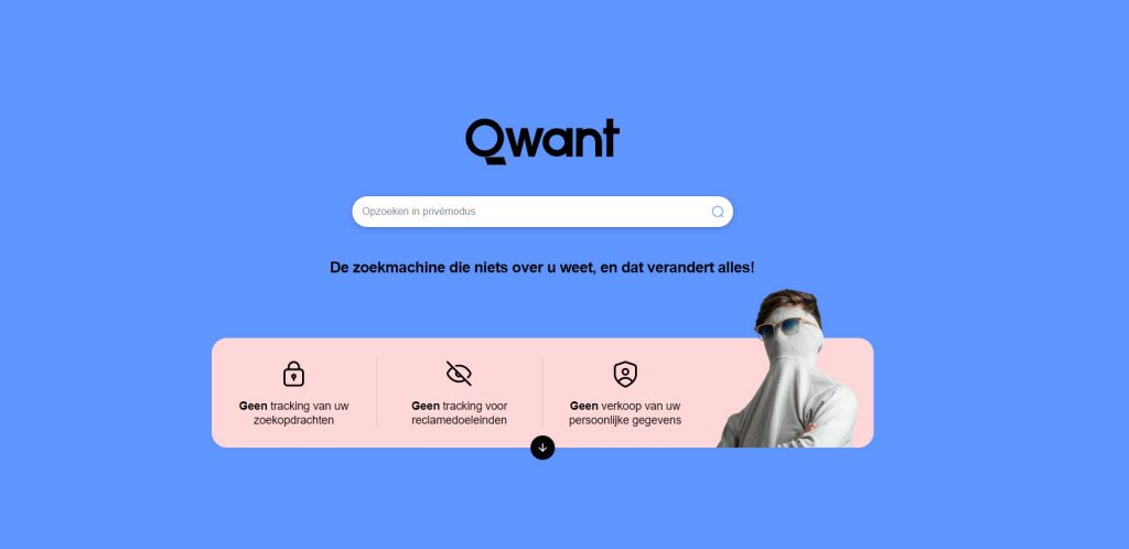 aanmelden zoekmachine qwant